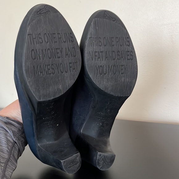 Wonders Leather Suede Mixed Material Heels | Made in Spain - Picture 16 of 16